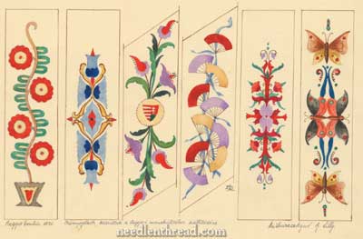 \"Hungarian-Embroidery-Bookmarks-All\"